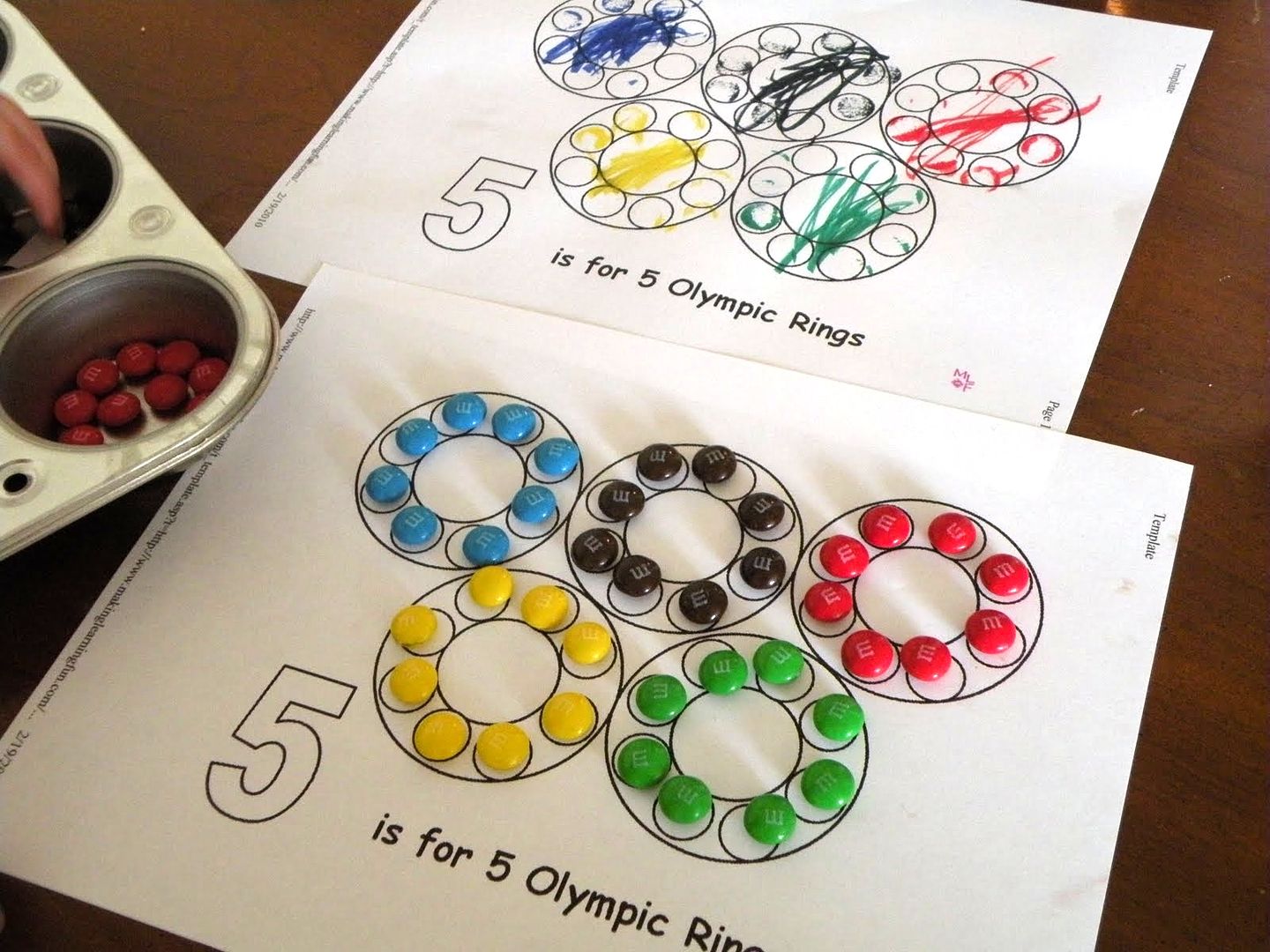 Olympic Craft idea at Mother Huddle | Cool Mom Picks