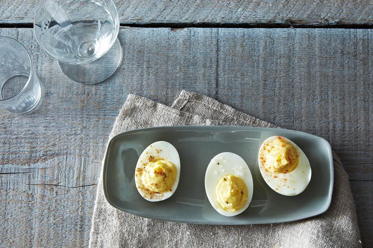 Appetizer ideas for summer Deviled egg recipe + creative topping ideas at Food 52