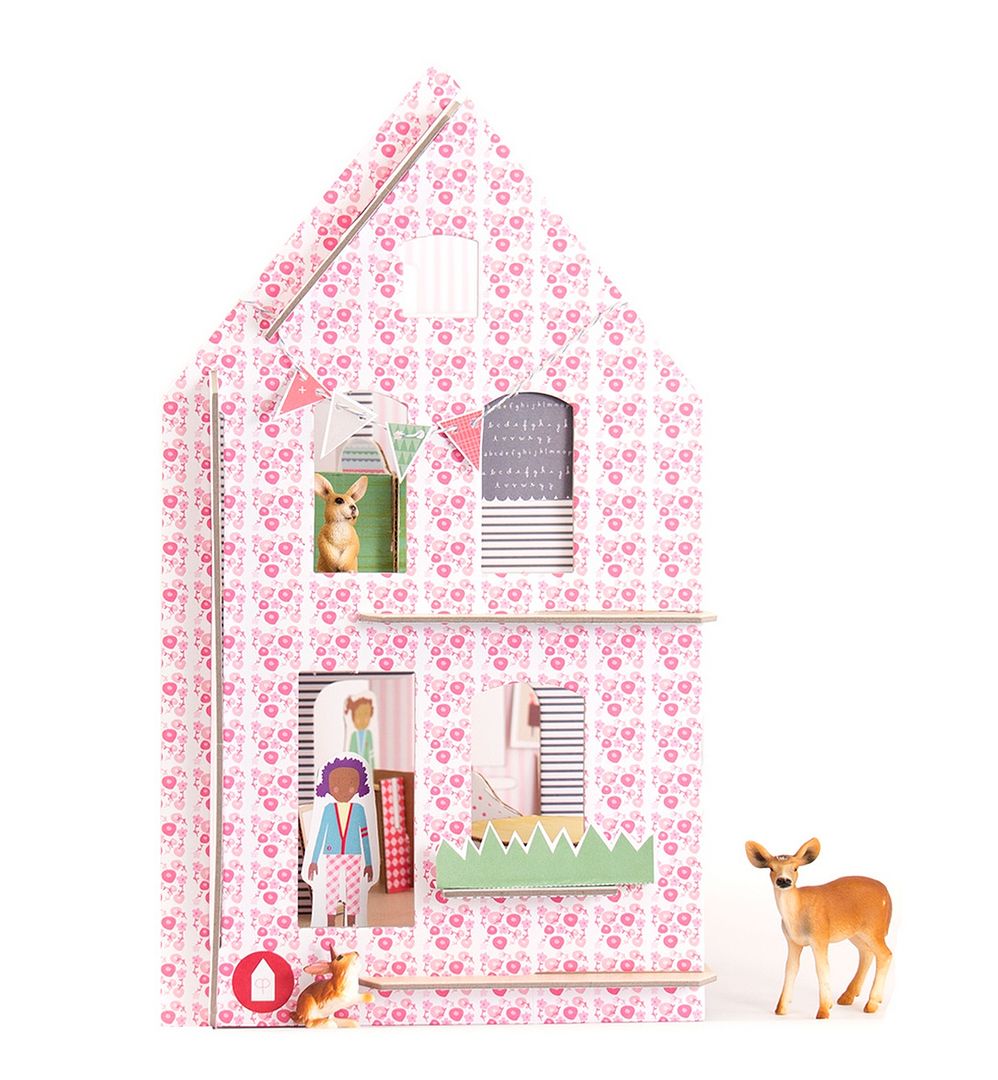 Lille Huset modern primrose cottage DIY dollhouse 