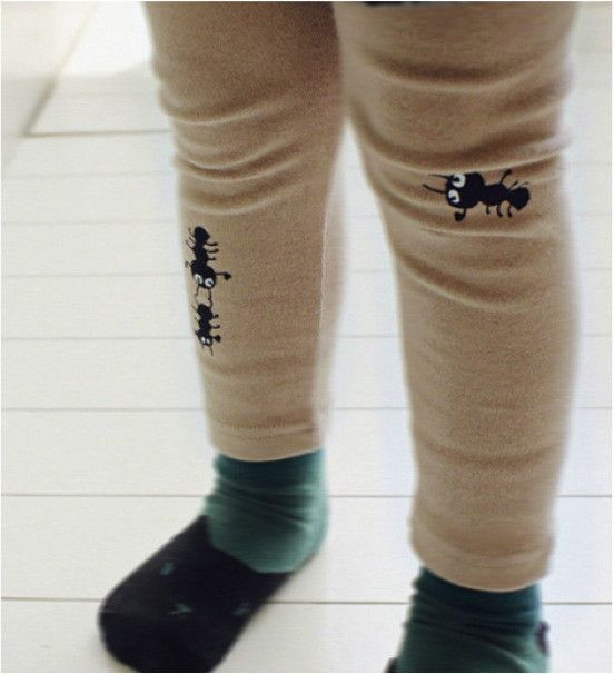 Ant leggings from new kids clothing line, ebabee