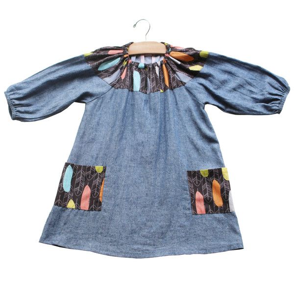 Frankie and Sue Chambray dress for girls 