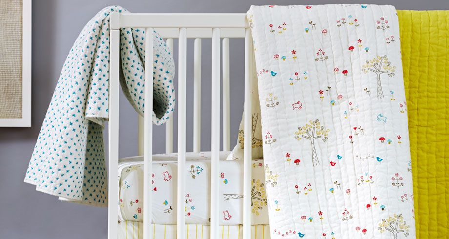 Little Auggie Rabbit Patch Crib Bedding | Cool Mom Picks