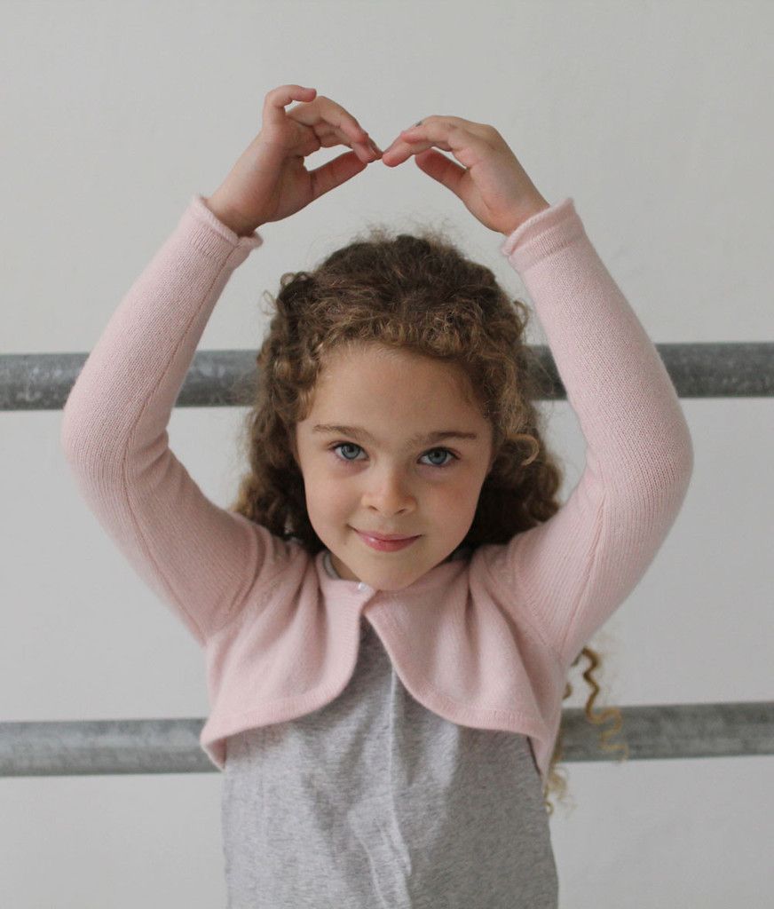Luxury gift idea: 100% cashmere shrug for girls from Ivory Row