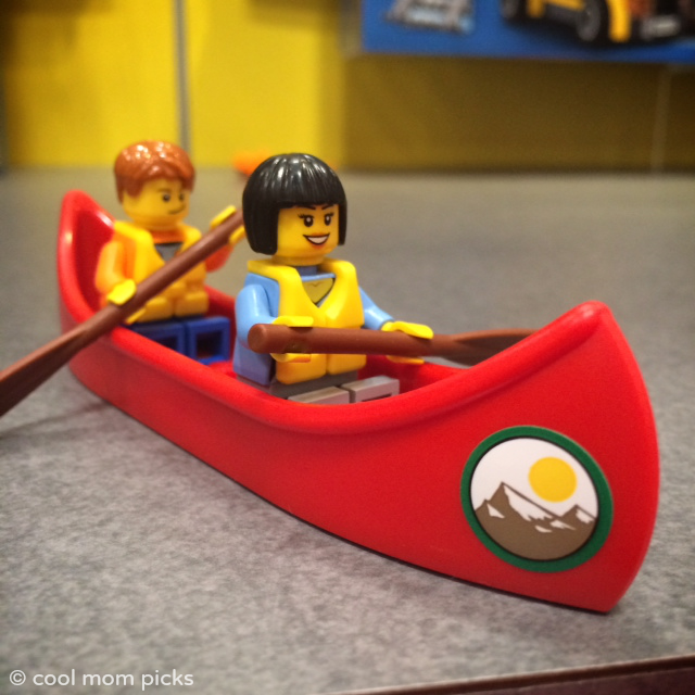 LEGO city sets - camper and canoe | Cool Mom Picks