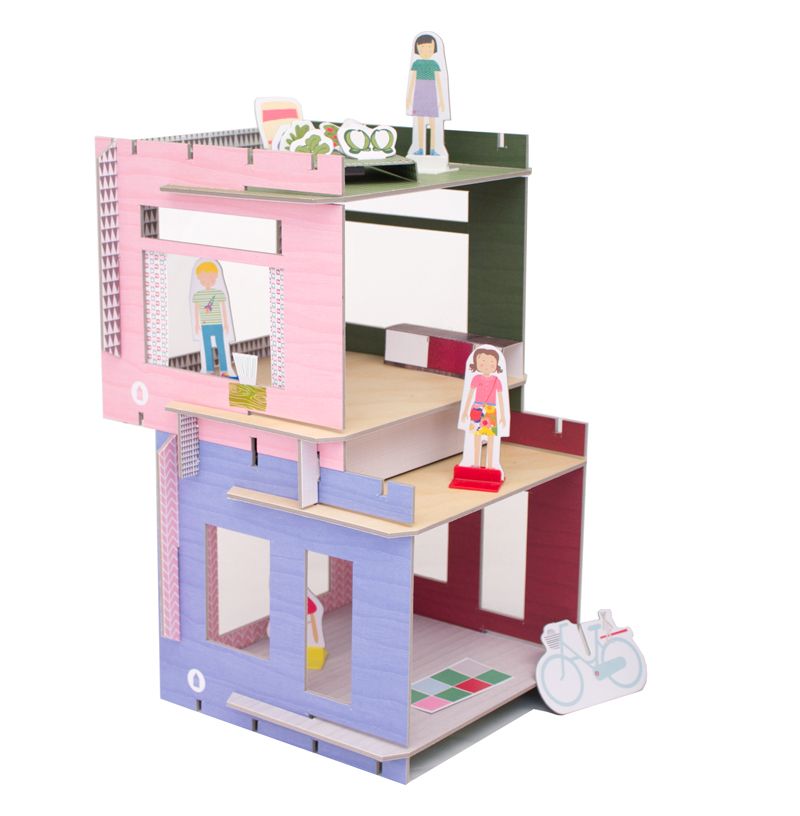 Lille Huset modern DIY dollhouse | Cool Mom Picks indie shop