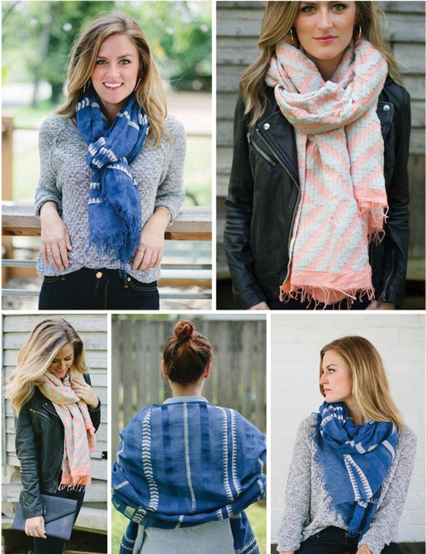 Limited edition fall scarves from fashionABLE support women artisans in Ethiopia