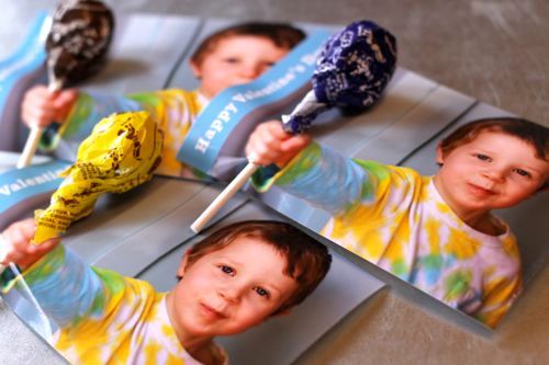 Lollipop Valentine's Photo Card by Design Mom | Cool Mom Picks