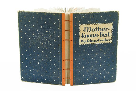 Mother Knows Best - recycled book journals on Etsy
