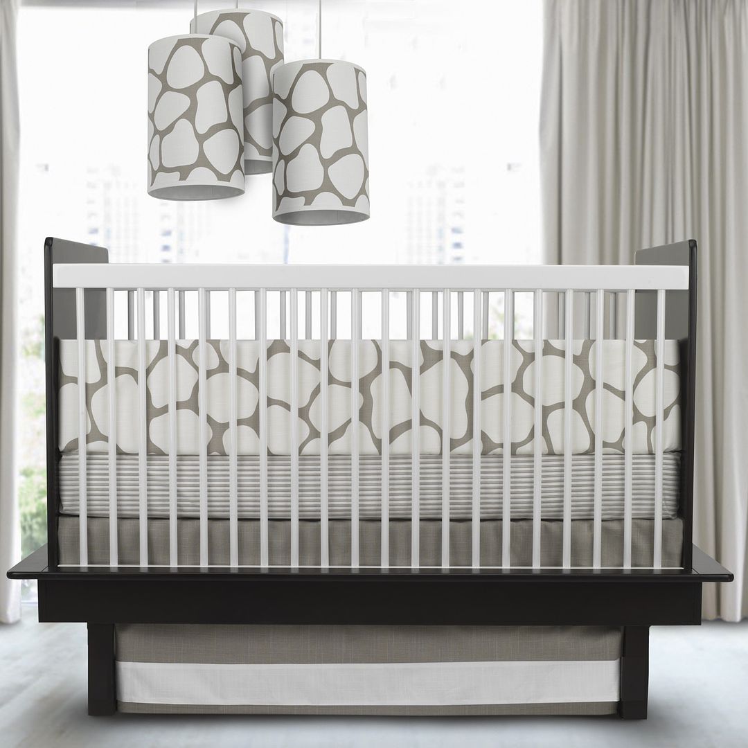 Olio Cobblestone crib bedding at AllModern | Cool Mom Picks