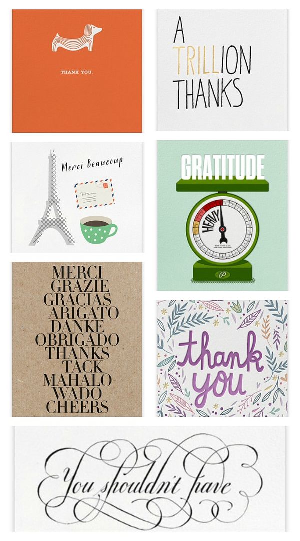 Online thank you notes from Paperless Post: Never too late to send!