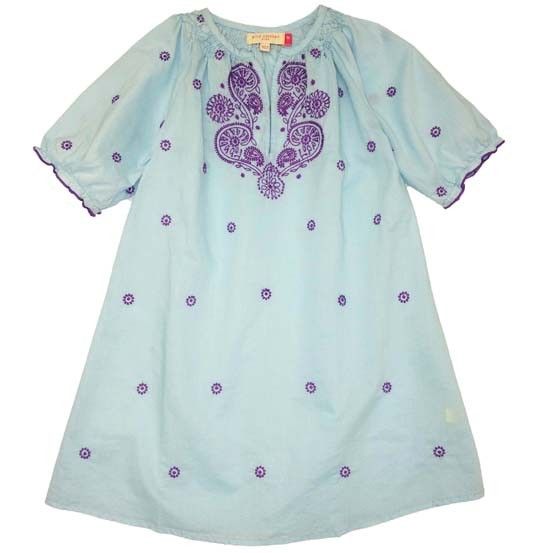 Pink Chicken Ava Dress for Girls converts to a tunic as they grow