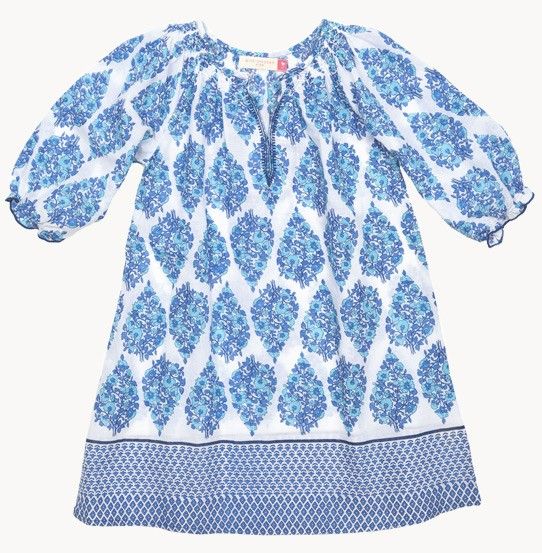 Pink Chicken Indian Block Print Dress for Girls | Cool Mom PIcks