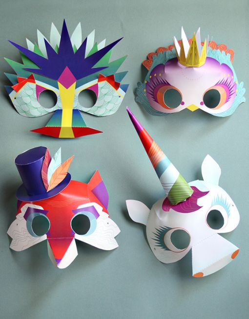 Printable masks at Smallfull