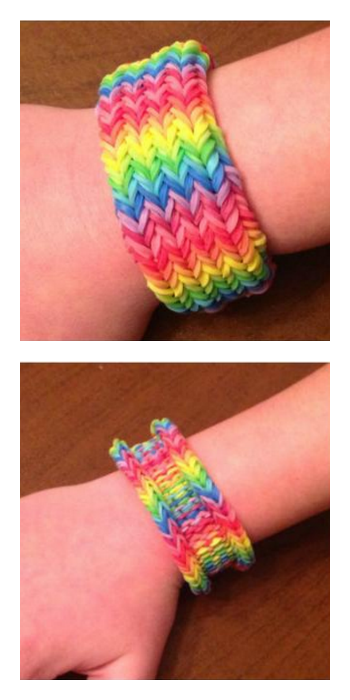 Rainbow Weave cuff bracelet by Emz Designs | Cool Mom Picks