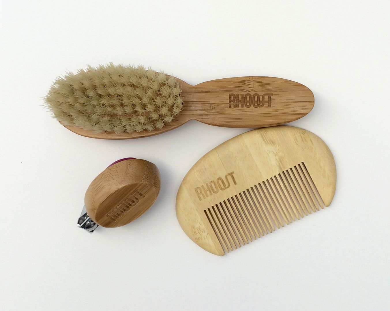 Rhoost baby grooming kit from eco-friendly bamboo | Cool Mom Picks