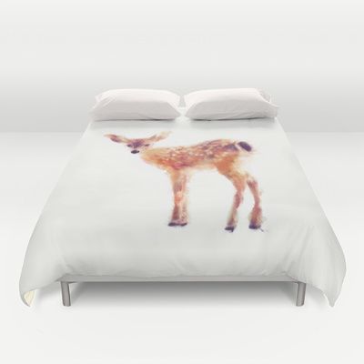fawn duvet cover on Society 6
