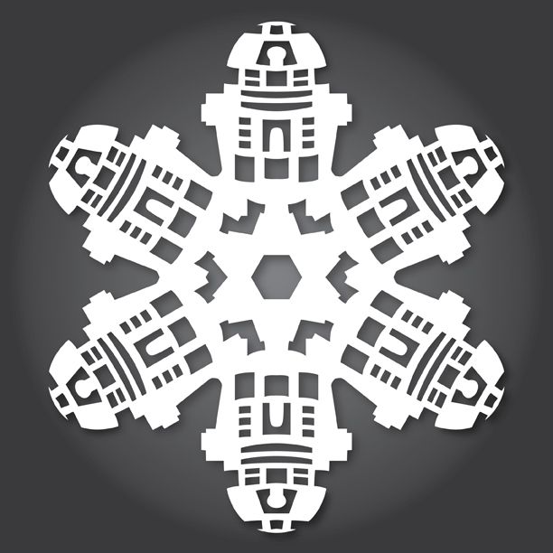 Star Wars Snowflake Patterns - R2D2 | Cool Mom PIcks