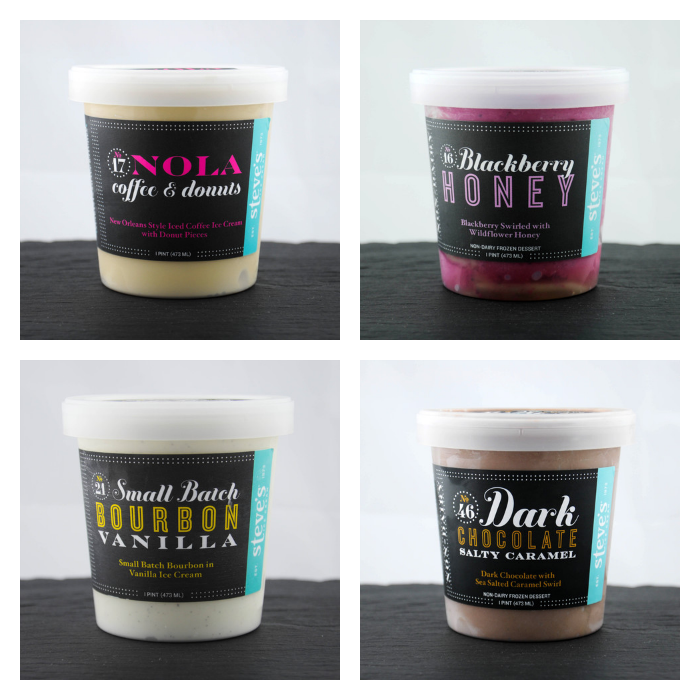 Steve's Ice Cream gourmet flavors for delivery