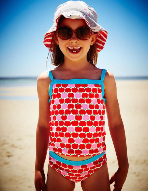 Best two-piece swimsuits for girls: Tankini at Mini Boden