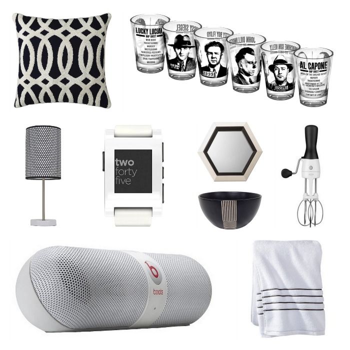 Black and white home decor at Target