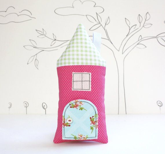 Handmade pink tooth fairy pillow by AppleWhite