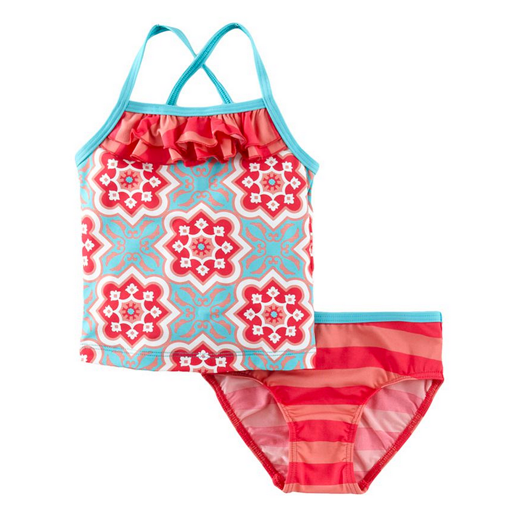 Two-piece swimwear for girls that's mom-approved: Tea Collection Tankinis