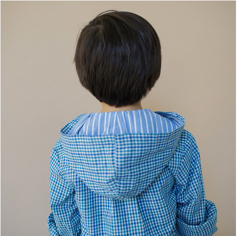 Upcycled clothes for children - Boys hoodie shirt at Kallio NYC