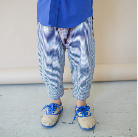 Upcycled vintage clothes: Boys pants at Kallio NYC