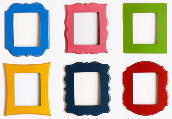 DIY gifts from kids for Father's Day: Paint your own picture frames