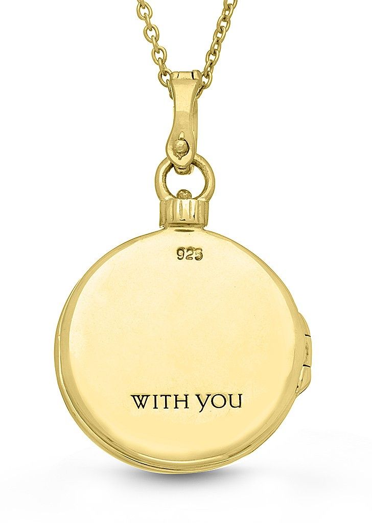 With You keepsake lockets: A special inscription so you always think of the giver