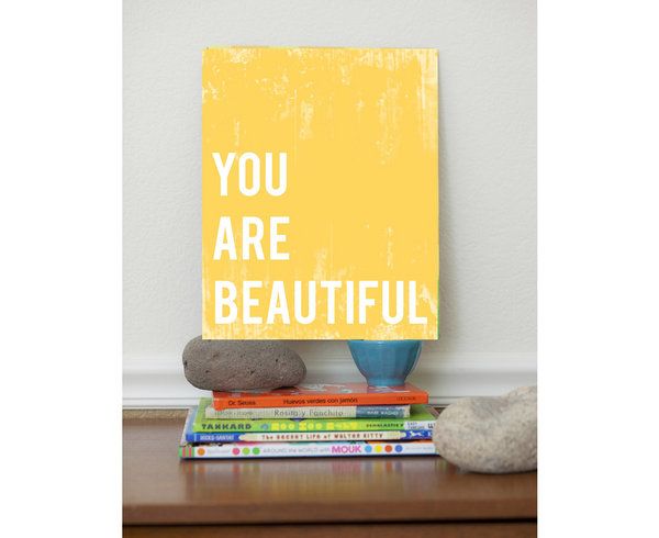 You Are Beautiful art print for kids | Cool Mom Picks