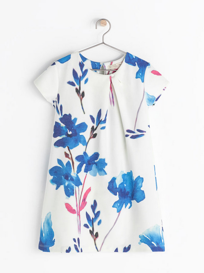 Easter dresses for girls: Floral dress at Zara