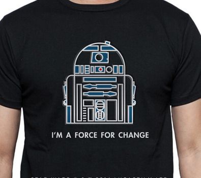 Force for change Star Wars R2D2 Shirt to support UNICEF