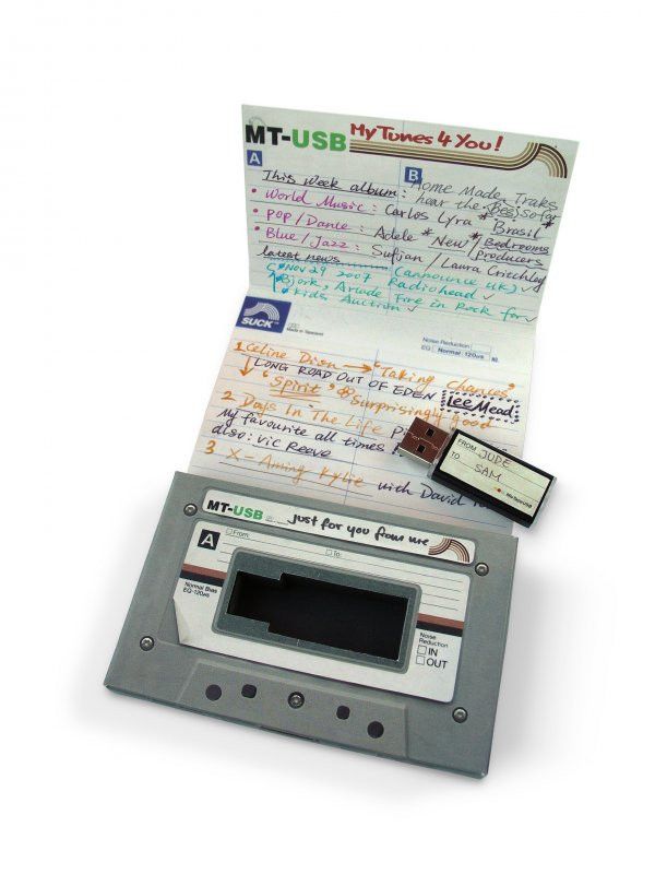 USB Mix Tape box for a fun last-minute Christmas Gift