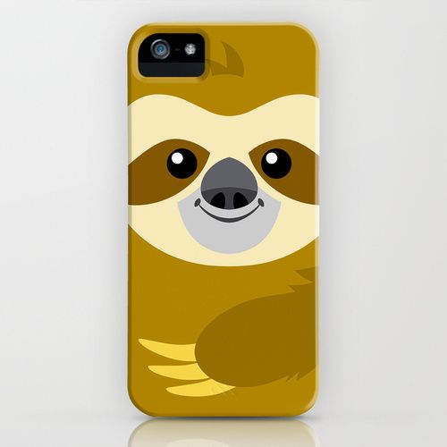 Abstract Sloth iPhone Case | Cool Mom Tech