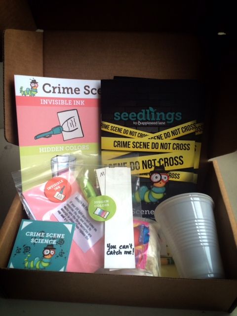 Subcription Boxes for Kids - Appleseed Lane Crime Scene Kit | Cool Mom Tech