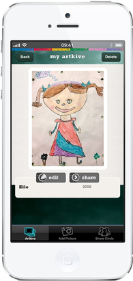 tech tips to eliminate clutter:  save your kids' art in the ArtKive app
