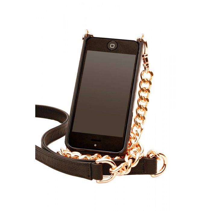 Bandolier iPhone case with rose gold chain | Cool Mom Tech