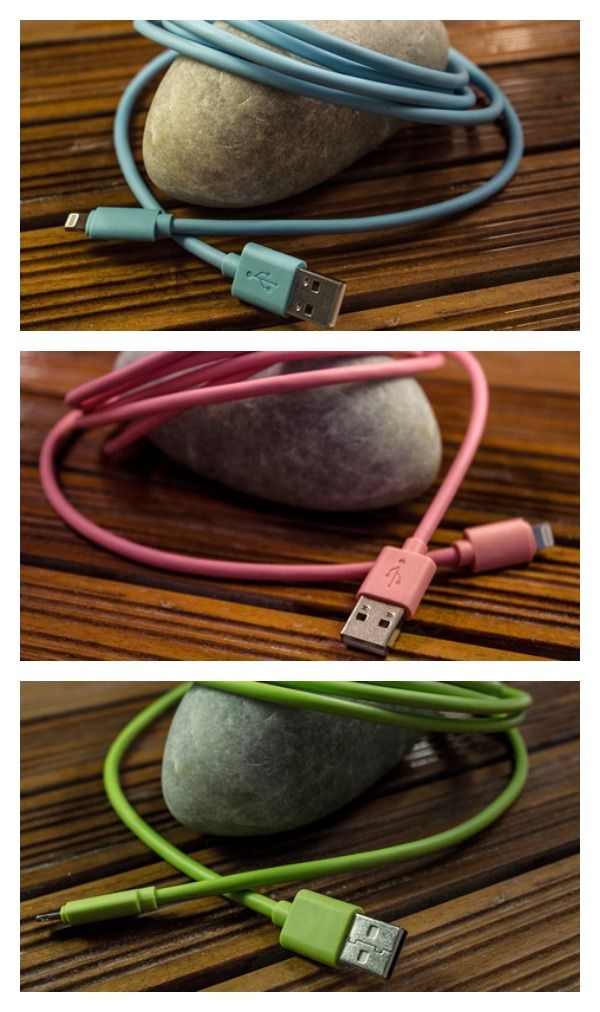 Colorful iPhone cables that are better than Apple's
