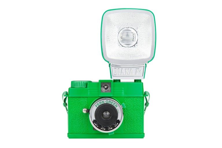 Lomocam Diana Mini 35mm camera in fern green | Cool Mom Tech