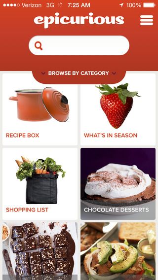 Epicurious app for iphone, ipad, android | cool mom tech