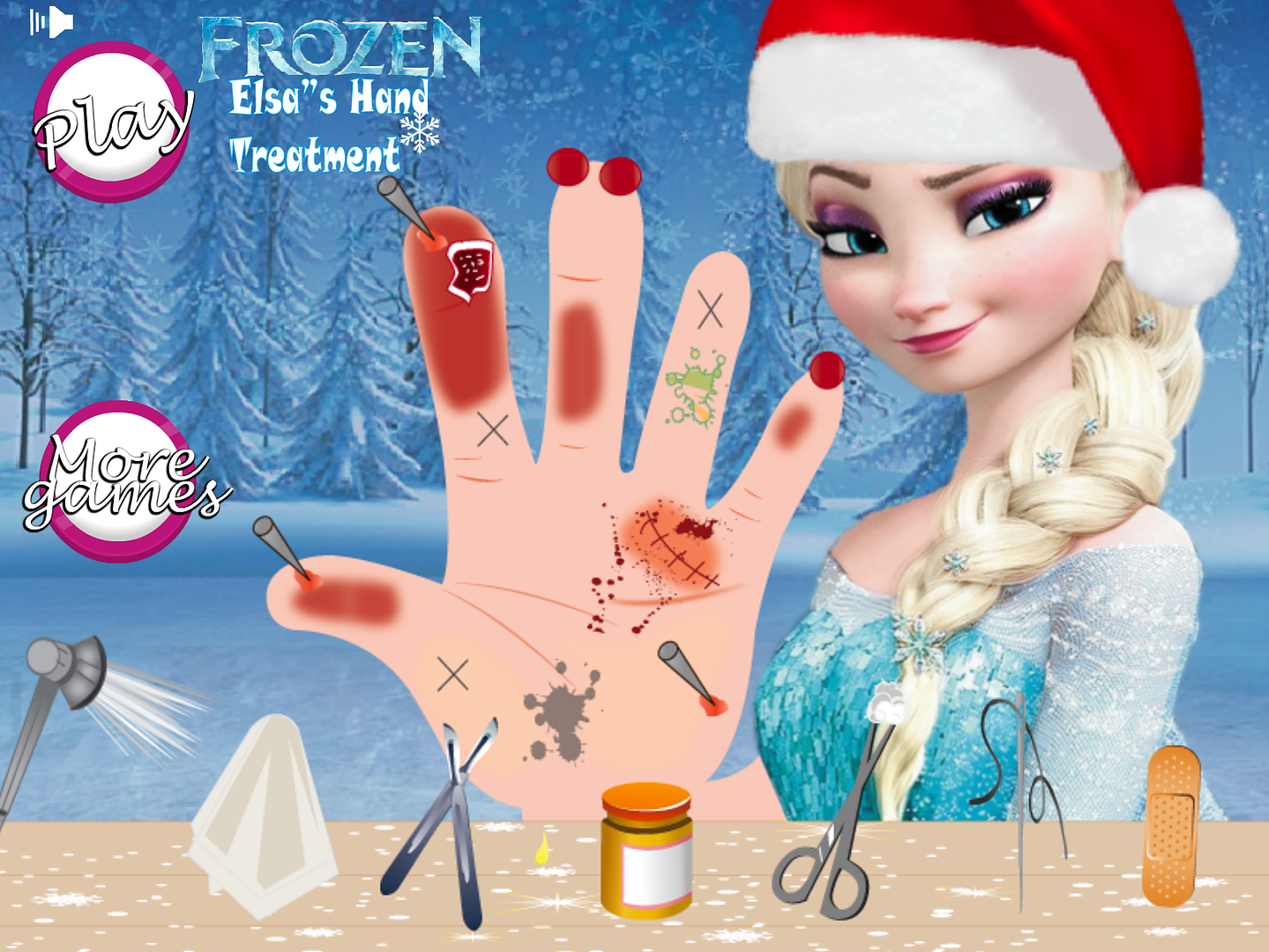 Elsa Hand Treatment and other horrible unlicensed Frozen games for kids