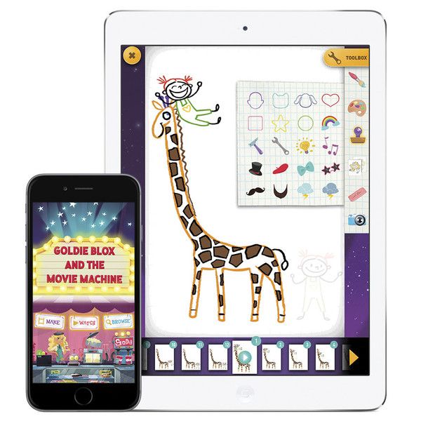 New GoldieBlox and the Movie Machine app to encourage STEM education