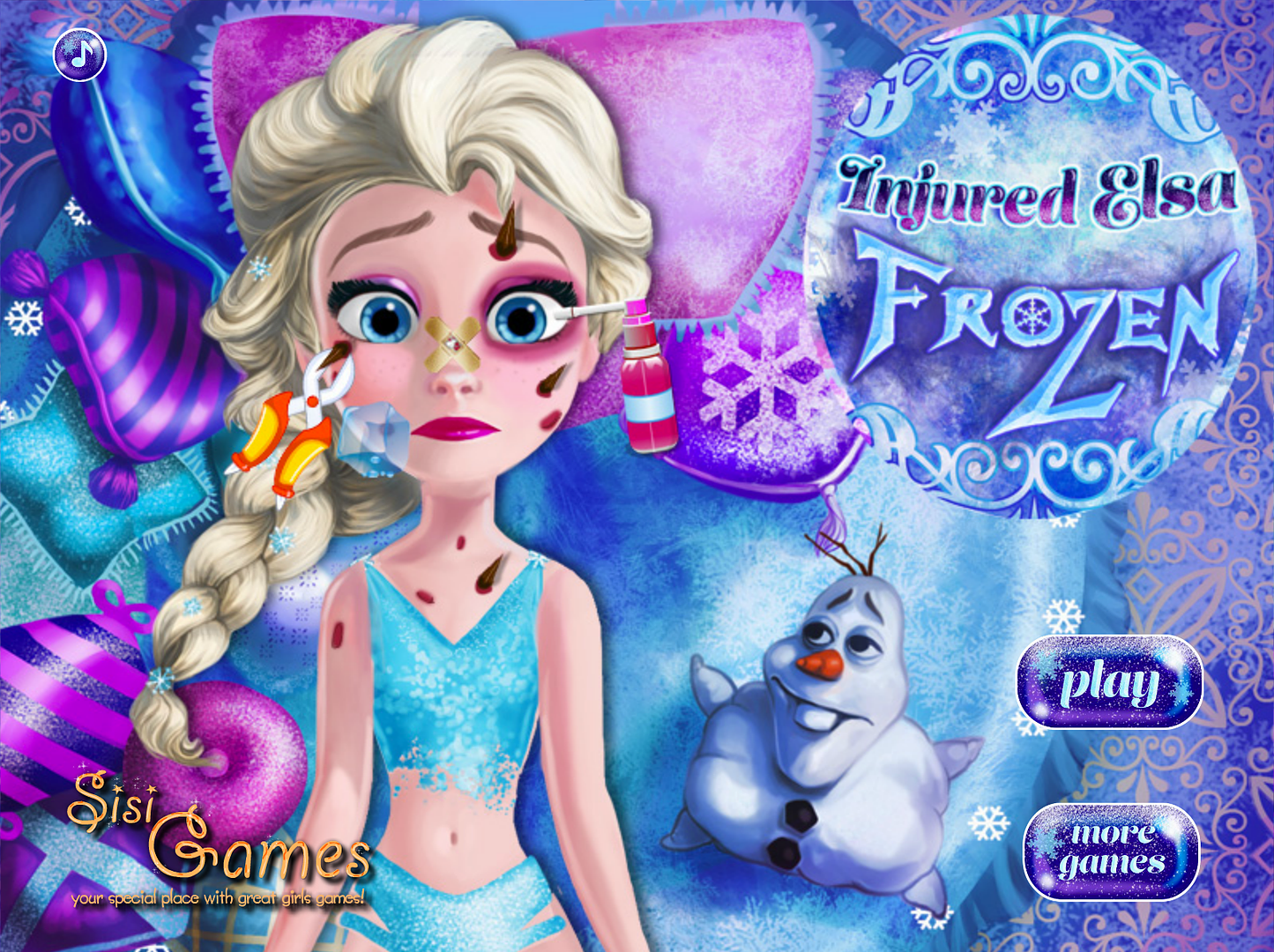 Injured Elsa and other horrible unlicensed Frozen games for kids