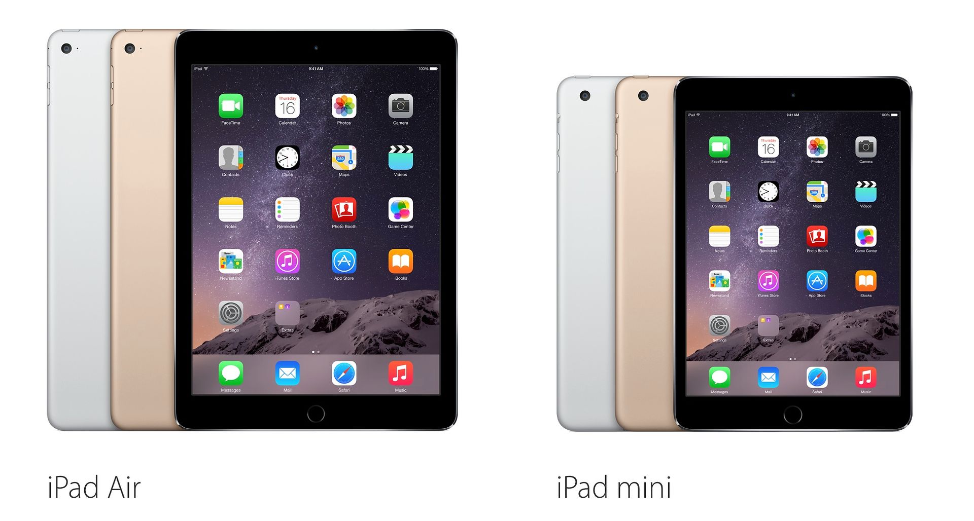 New iPad Air 2 vs iPad Mini 3