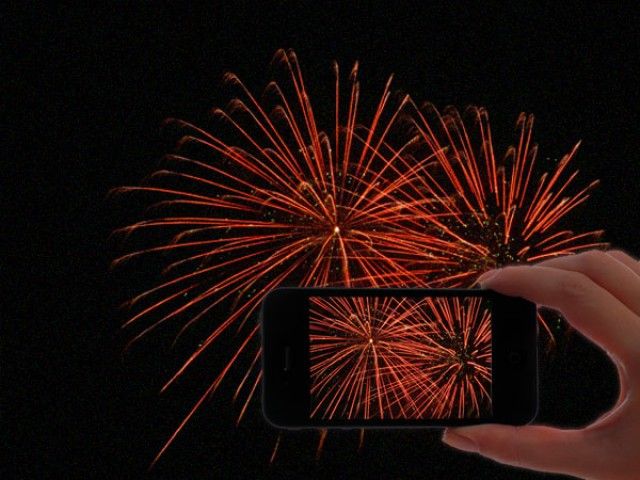 Fireworks photo tips for iPhone users. Image: Cult of Mac