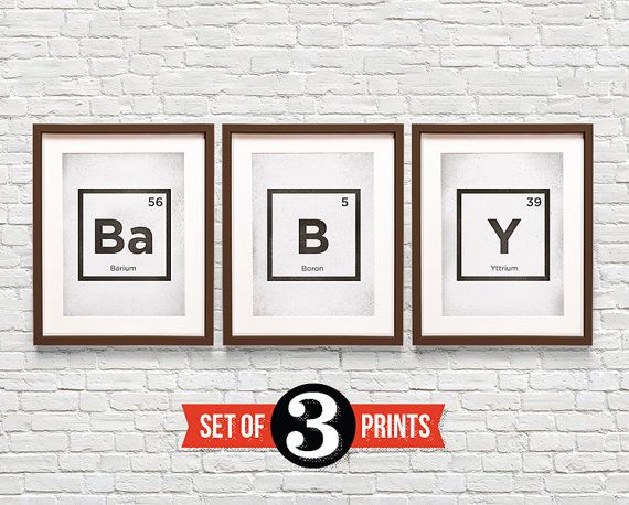 Periodic Table Baby Posters | Cool Mom Tech