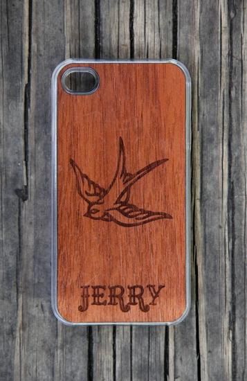 Personalized wooden iPhone cases for men