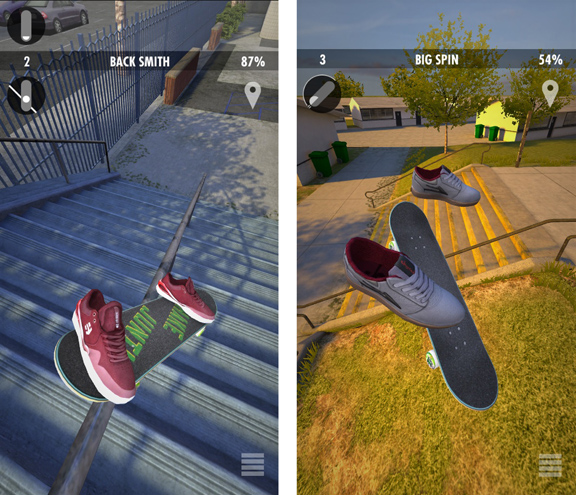 Skater app - an amazing virtual game for iOS