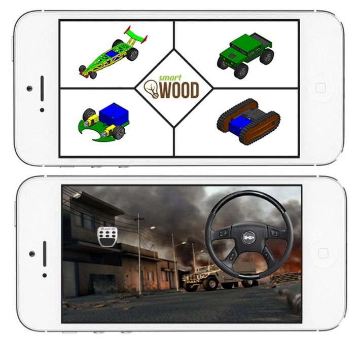 Smartwood smartphone controlled toy vehicles kids build themselves | coolmomtech.com